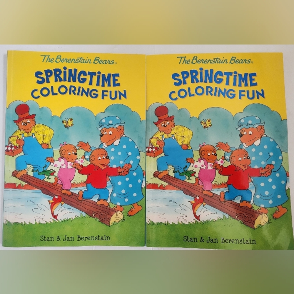 The Berenstain Bears Springtime Coloring Fun Book!!! PBS Kids!!